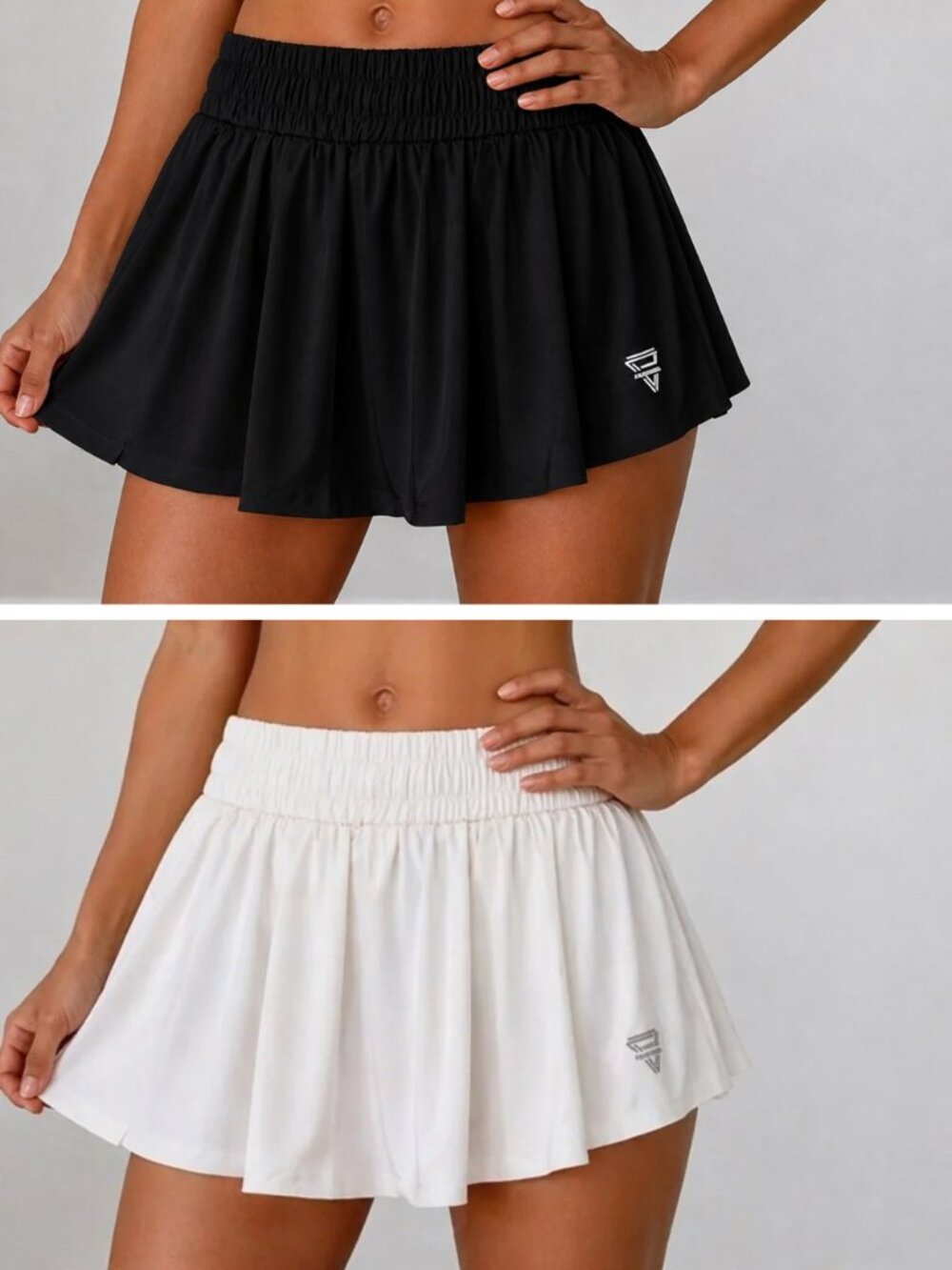 2 PAIR Wsirmet Butterfly Shorts Flowy Athletic Skorts Size S